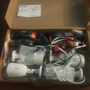 4 wired cameras